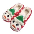thumbnail image 3 of Christmas Slippers House Shoes for Women Fluffy Soft Cozy Bedroom Cartoon Plush Cute Slippers for Indoor Outdoor Use, 3 of 8