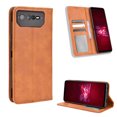 thumbnail image 2 of Compatible with Asus ROG Phone 6 Pro Case Magnetic Closure Vintage Pattern PU Leather Wallet Cover with Card Slots-Brown, 2 of 5
