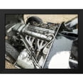 thumbnail image 2 of Stephen Chambers 32x25 Black Modern Wood Framed Wall Art Titled - Jaguar D Type 10, 2 of 6