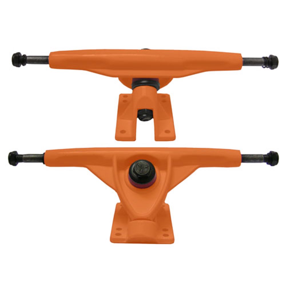 180mm REVERSE KINGPIN LONGBOARD Skateboard TRUCKS 180 DOWNHILL ORANGE