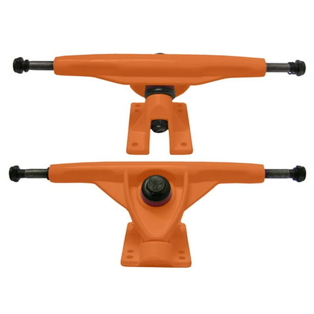 180mm REVERSE KINGPIN LONGBOARD Skateboard TRUCKS 180 DOWNHILL ORANGE