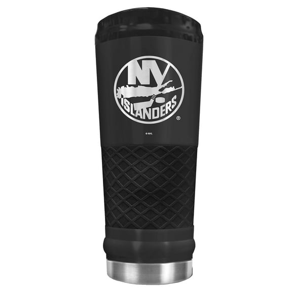 Black New York Islanders Stealth Matte 24oz Tumbler
