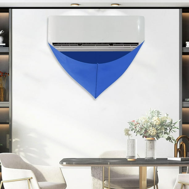 Bolsa protectora de limpieza perfecl para lavado de polvo resistente al agua para unidades de aire acondicionado Mini Split montadas en Sin manguera