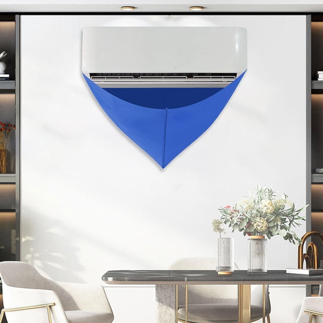 Bolsa protectora de limpieza perfecl para lavado de polvo resistente al agua para unidades de aire acondicionado Mini Split montadas en Sin manguera