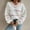 White, variant on Texiao Fall Sweaters for Women 2025,Women's Striped Oversized Drop Shoulder Knit Pullover Sweater