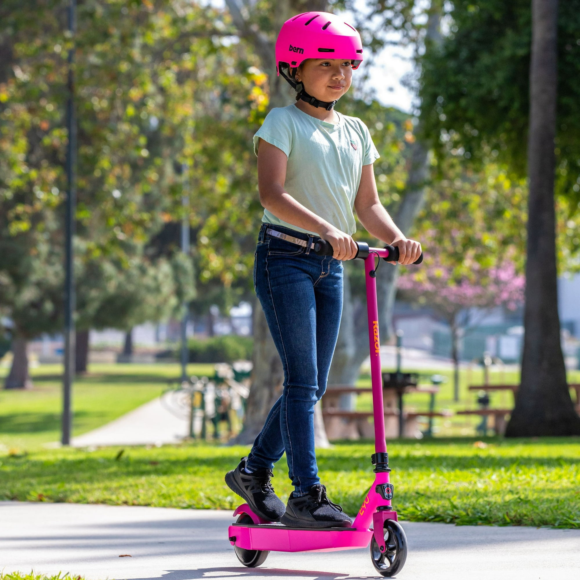 Razor Black Label E90 Electric Scooter - Pink, for Child Ages 8+ and up to 120 lbs, up to 10 mph