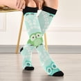 thumbnail image 5 of FREEAMG Cute Owl Compression Socks for Men & Women Knee High Stockings for Running, Sport, Hiking & Travel, 5 of 7