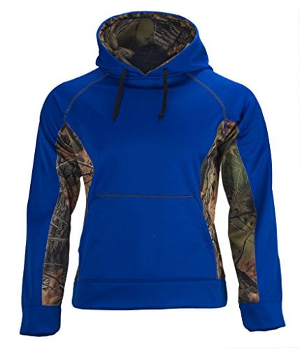 Trail Crest Men's Waterproof & Windproof Soft Shell Hoodie, 2X, Blue by