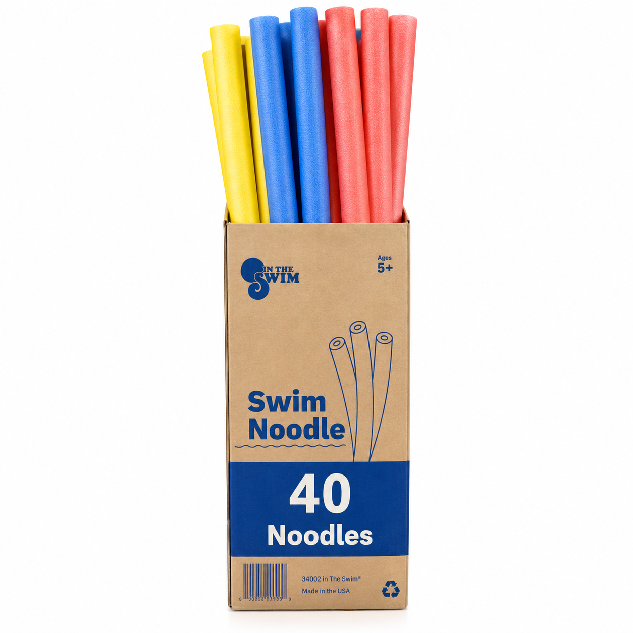 In The Swim 40-Pack Pool Noodles 50 Inches photo 1