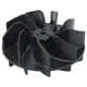 thumbnail image 2 of Vac Impeller Fan Black ABS Leaf Blower Piezas de vacío 125 0494 Reemplazo para soplador eléctrico Toro, 2 of 9