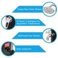 thumbnail image 4 of Costway 9.3 Gallon Outdoor Solar Heating Shower 7.2Ft Adjustable Shower Head W/Base, 4 of 9