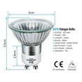 thumbnail image 3 of 8-pack GU10 halogenlampor 35W 220V varmvit 2800K, 3 of 5