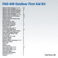thumbnail image 6 of First Aid Only Outdoor Kit for Hiking and Camping, 205 Piece Kit, 6 of 14