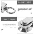 thumbnail image 3 of Heavy Duty Pulley Cable Pulley 201 Stainless Steel Rope Pulley Lifting Pulley V Type, 3 of 6