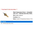 thumbnail image 2 of Water Temperature Sensor - Compatible with 1973 - 1980 Mercedes-Benz 450SL 1974 1975 1976 1977 1978 1979, 2 of 2