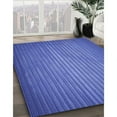 thumbnail image 3 of Ahgly Company Machine Washable Indoor Rectangle Transitional Sky Blue Area Rugs, 3' x 5', 3 of 7