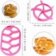 thumbnail image 3 of 2 Pieces Bread Stamp Press, Bread Roll, German Style Bread Roll, Plastic Bread Press Mold, Bread Press St, 3 of 4