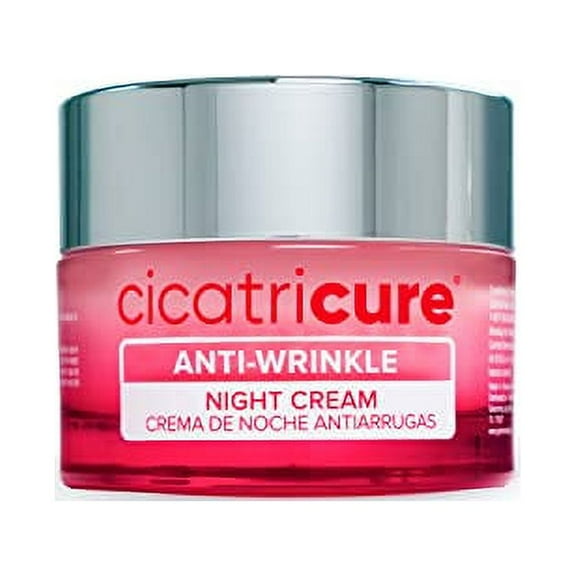 CICATRICURE Night Face Cream, Anti-Wrinkle 1.7 fl oz.