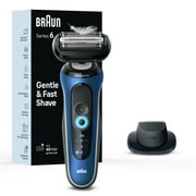 Braun Series 6 6120s Electric Shaver with Precision Trimmer and Pouch.