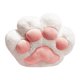 thumbnail image 1 of Manta de almohada con forma de pata de gato, cojín para sofá, adorable y versátil decoración. Blanco, 1 of 9