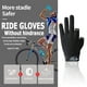 thumbnail image 5 of Guantes de pesca Hombres Mujeres Antideslizante 2 Finger Cut Ciclismo Mitones (Negro) Likrtyny Deportes al aire libre Salida diaria Juego de fiesta, 5 of 9