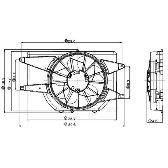 Engine Cooling Fan Assembly