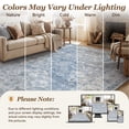 thumbnail image 6 of SIXHOME Rugs for Living Room Washable 9x12 Area Rugs Oriental Carpet Traditional Bedroom Dining Room Throw Rug Non Slip Vintage Foldable Distressed Print Neutral Indoor Rug Blue, 6 of 6