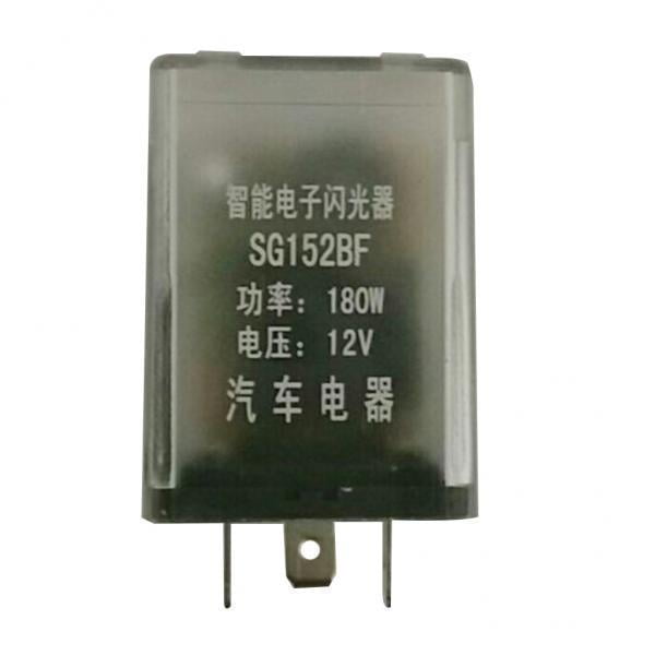 2x Retransmisión Del Interruptor Intermitente de la lámpara de Del Coche LED de DC12V 160W 3Pin Zumbador para Del Coche Cola Relé intermitente electrónico de 3 pines