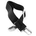 thumbnail image 4 of 24 Piezas Sostenedr de Esquina de Cama Ajustable Banda Tirantes Correas de la Hoja Pinzas Clips Negro, 4 of 5