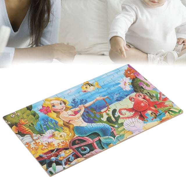 Fosa Children Puzzle,Jigsaw Puzzles Gift,60pcs Children Puzzle Exquisite Cartoon Pattern Kid Jigsaw Puzzles Toy Gift with Storage Box