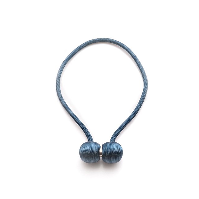 Attaches de Rideaux Magnétiques Attache de Rideau Magnétique Tressage Boucles de Rideaux (Bleu Royal)