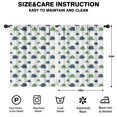 thumbnail image 2 of Blackout Kids Curtains,Monochrome Dinosaur Silhouette Pattern Childrens Insulated Curtains Set Of 2,Bedroom Essentials,Toddler Room Decor 42"x54", 2 of 5