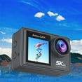 thumbnail image 3 of WiFi Anti-Shake Action Camera 5K 30FPS Dual Screen 170 Wide Angle 30M Waterproof Sport Camera with Remote Control, 3 of 5