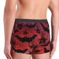 thumbnail image 3 of Uemuo Bats And Spiders Pattern Men's Boxer Briefs,Trunk Anti-Chafing,Comfortable, Durable, and Stylish Underwear-Small, 3 of 9