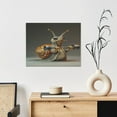 thumbnail image 6 of Naloa Surreal Weightlifting Snail Print Canvas Bathroom Wall Art,Bathroom Wall Art Decoration, Canvas Poster Prints,Decorative Paintings for Living Room, Bathroom, Kids Room, 6 of 6