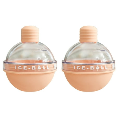 

Gwong 2Pcs Ice Cube Mold Reusable DIY Creative Light Bulb Shape Ice Ball Maker Household Supplies