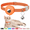 Orange, variant on LHYXU Cat Collar, Reflective Kitten Collar with Breakaway Tracking Device Holder and Bell, Lightweight GPS Tracker Collar for Cats and Puppies (Green)