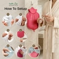 thumbnail image 2 of SoulGenie NaturoFloPlus Enema Bag Kit - 4 Quart for Deep Enemas - Pink, 2 of 8