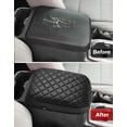 thumbnail image 4 of KBH Center Console Cover for 2016-2023 Toyota Tacoma Interior Accessories, Black Leather Middle Console Armrest Cover for Truck, 4 of 7