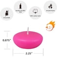 thumbnail image 4 of Zest Candle 24-Piece Floating Candles, 2.25-Inch, Hot Pink, 4 of 6