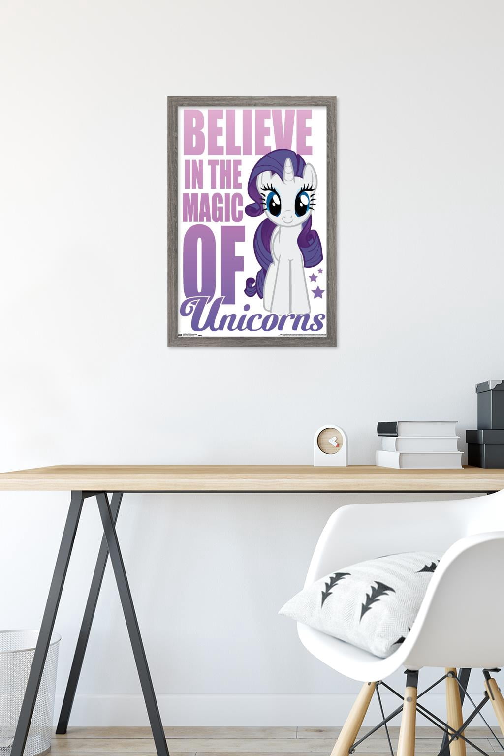 Hasbro My Little Pony - Believe Wall Poster, 14.725" x 22.375", Framed