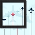 thumbnail image 2 of 3S Brother's Aircraft Models 100% Blackout Curtains for Kids Bedroom Thermal Insulated Noise Reducing Home Décor Printed Window Curtains Set of 2 Panels - Made in Turkey Each(52"Wx95"L), 2 of 6