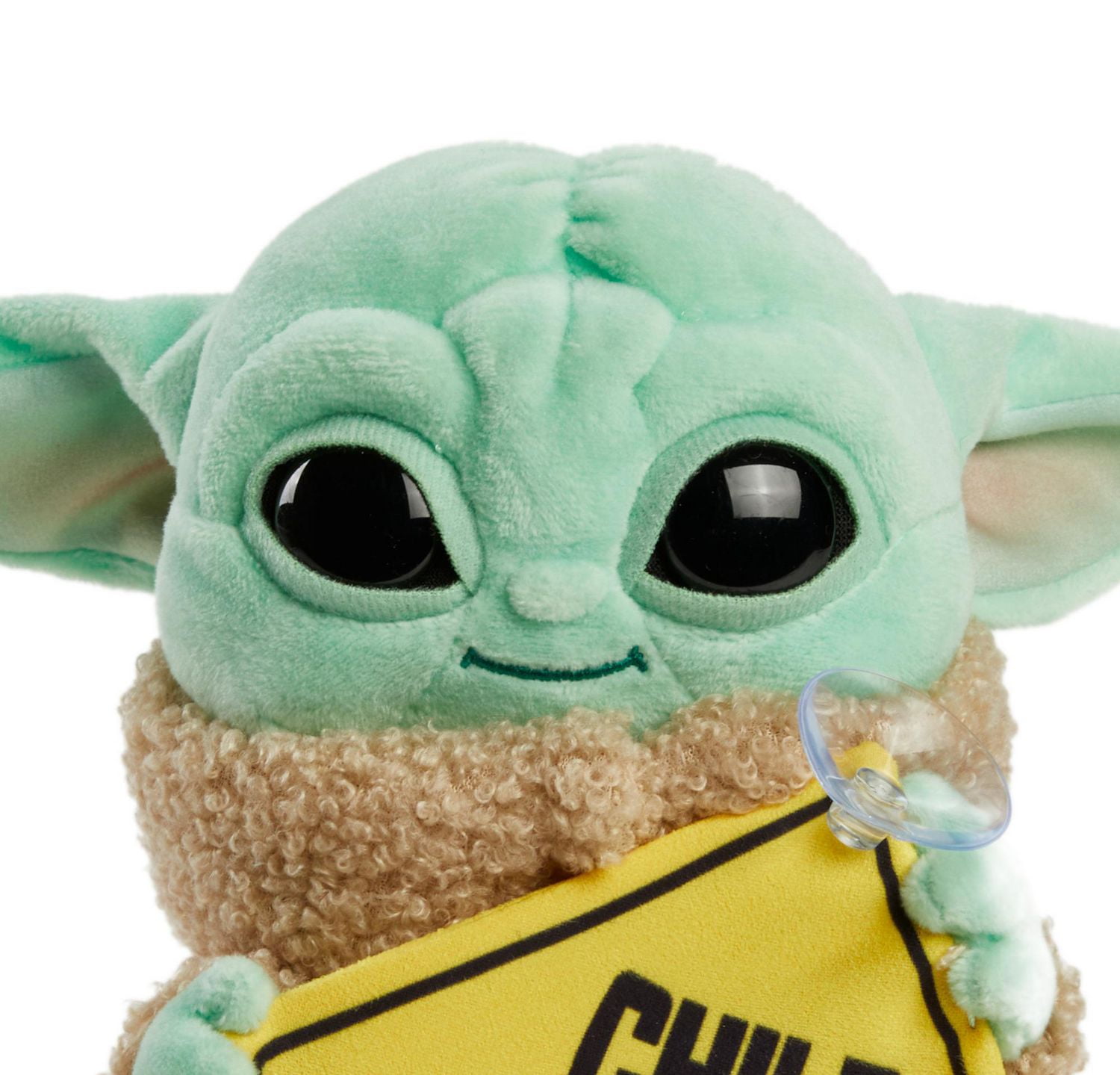 ​Star Wars “The Child” Plush Baby on Board Sign Toy, 8-in Baby Yoda Plush from The Mandalorian