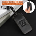 thumbnail image 4 of Funda de cuero ANGGREK para llaves soporte para mando a distancia de coche Kadjar 2016-2017 color negro, 4 of 8