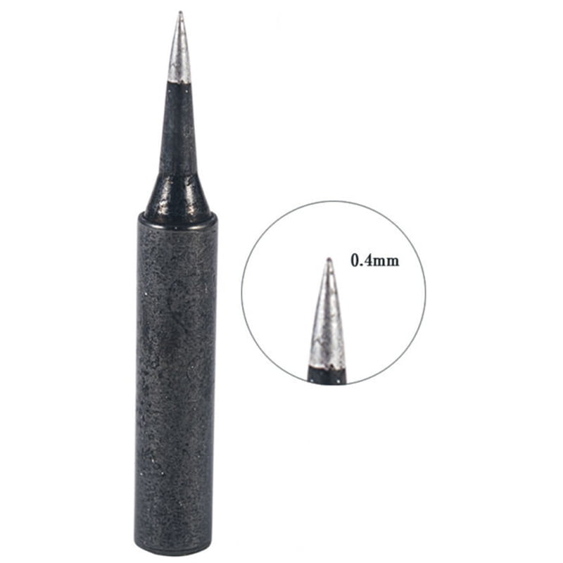 5pcs 5mm Black Soldering Iron Tip Lead Free Kit For Hakko Saike 936 852d 909D