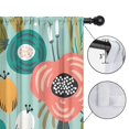 thumbnail image 4 of Blackout Kids Curtains,Pastel Pioneer Flower Pattern Childrens Insulated Curtains Set Of 2,Bedroom Essentials,Toddler Room Decor 42x84in(106x213cm), 4 of 5