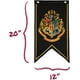 thumbnail image 2 of Harry Potter Wizarding House Banner Flag Set, 12'' x 20'' Polyester Flags, Set of 5 Includes Hogwarts Crest, Gryffindor, Slytherin, Ravenclaw & Hufflepuff Banners, Birthday Party Supplies,, 2 of 8