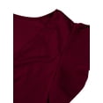 thumbnail image 6 of Women Sexy Peplum Bodycon Short Sleeve Bow Club Ruffle Pencil Party Dress, 6 of 7