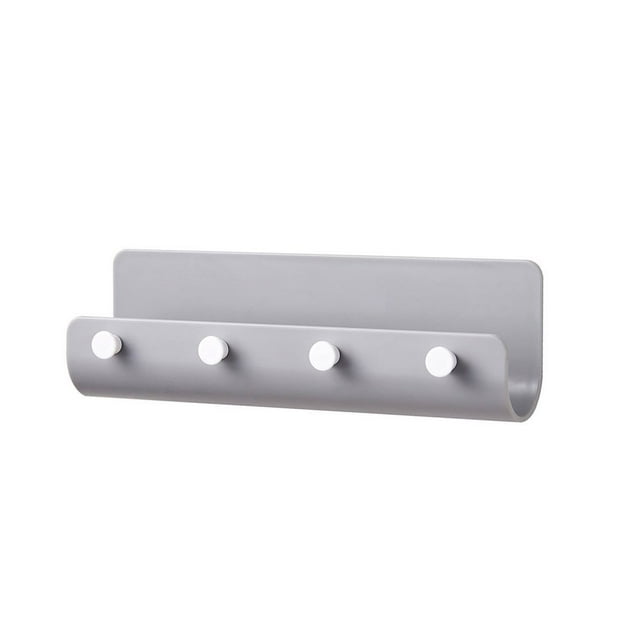 Adhesive Hanging Key Holder No Drilling Kitchen Drying Rack For Key Bracelet Phone Mails
