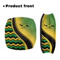 thumbnail image 2 of HELLHERO Jamaica Flag Walker Seat Cover Walker Covers Non-Slip Fit Removable and Washable Easy to Install for The Elderly, 2 of 7